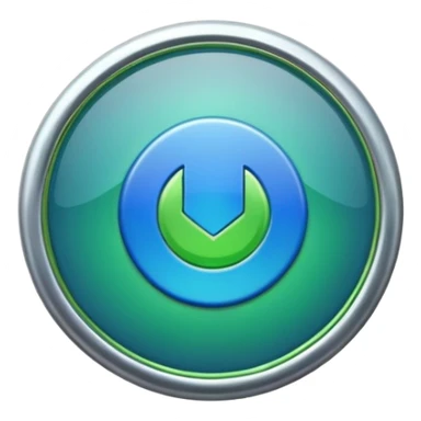 Blue and green Badge that says RBT sticker