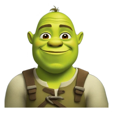 Shrek does a hug to me sticker