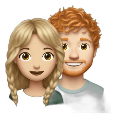Taylor and ed Sheeran mix sticker