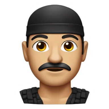 Chopped chin with egyptian property sticker