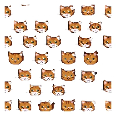 ginger cat smiling sticker