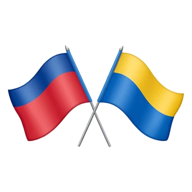 poland ukraine flag sticker