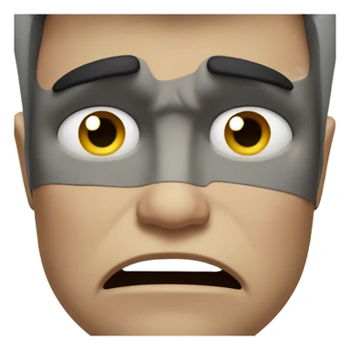 Unhappy Batman crying  sticker