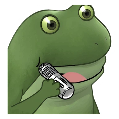 A sun singing songs sticker