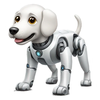 Robotic dog sticker