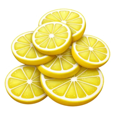 lemon and sugar pile sticker