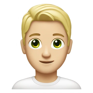 White car light brow ears green eyes  sticker