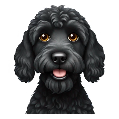 black labradoodle sticker
