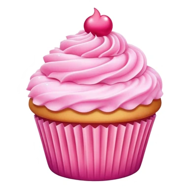 Cute pink food sticker