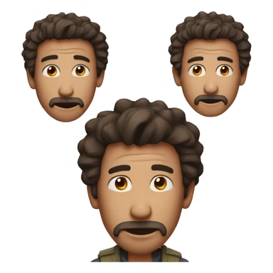 three crazy mans differents sticker