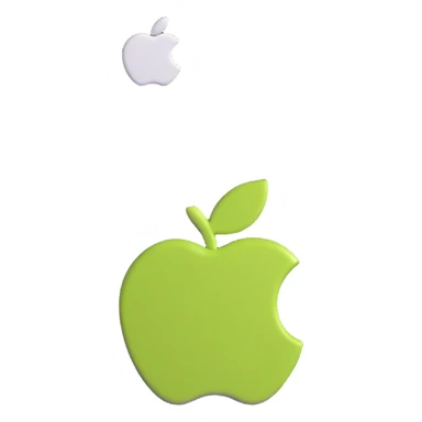 sleek white wall-mounted coat hooks in apple-inspired minimalist design sticker