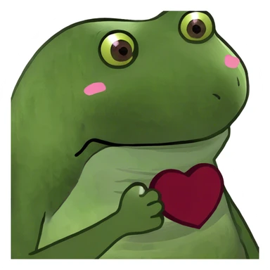 burgundy heart sticker