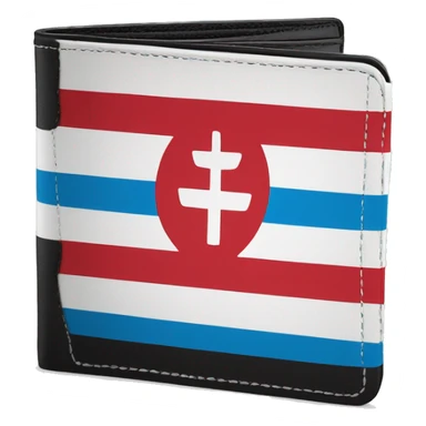 Luxembourg flag on a wallet sticker