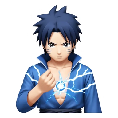 Sasuke mille oiseaux Sasuke Uchiwa  sticker