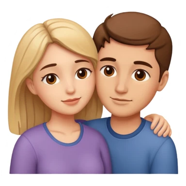 Moment intime entre amoureux sticker