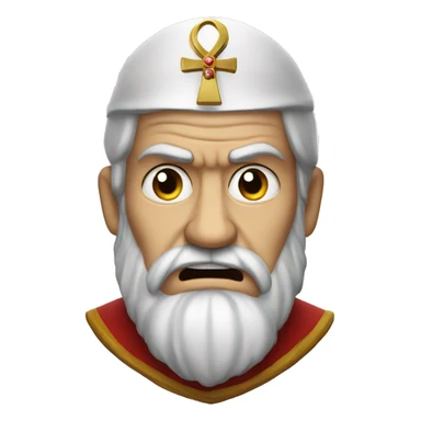 The Saint Nicolas angry sticker