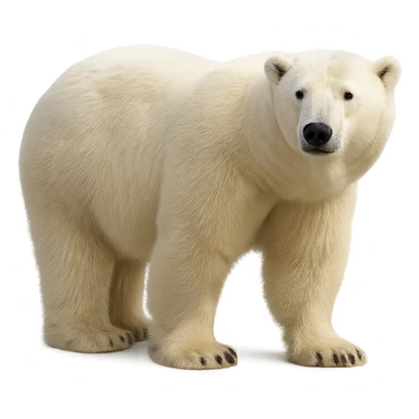 Polar bear sticker