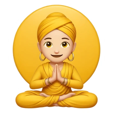 Namaste emoji sticker sticker