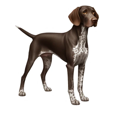 German Shorthaired Pointer Dog Breed Full Body sticker