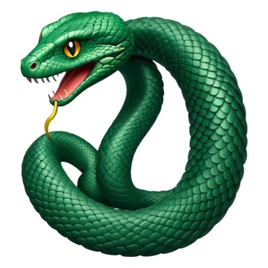 Slytherin snake sticker