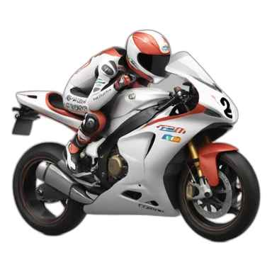 Racing bike  sticker