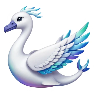 Pokemon red and green legendary Lugia sticker