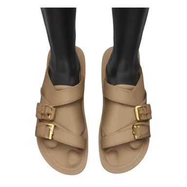 Burberry sandales men from top view sticker