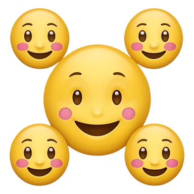 Yellow laughing emoji  sticker