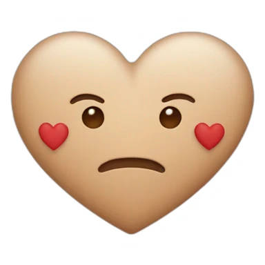 Partial love heart  sticker