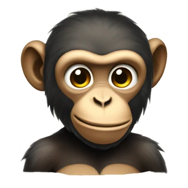 monkey with money sticker