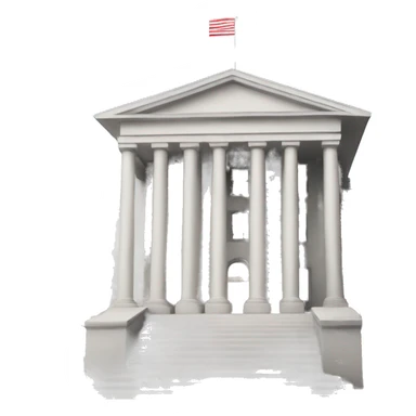 government building inside a spyglass sticker