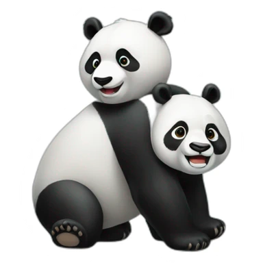 panda-Black Friday sticker