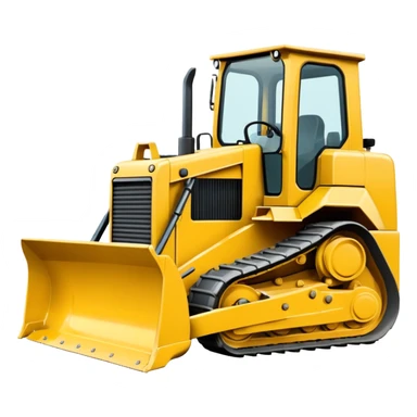 Bulldozer emoji  sticker