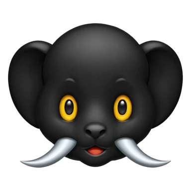 Icono Lazo Negro luto para whatsapp sticker