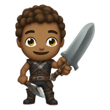 Demond slayer saying ok sticker