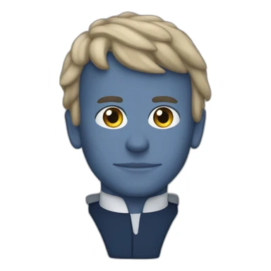 macron énervé sticker