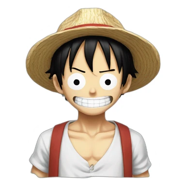 Luffy mort sticker