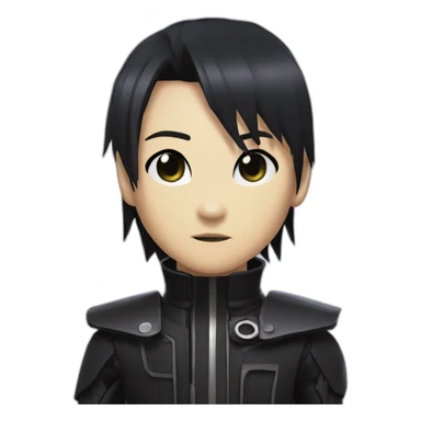 Code Lyoko character with this style : hardmetal gothic sticker