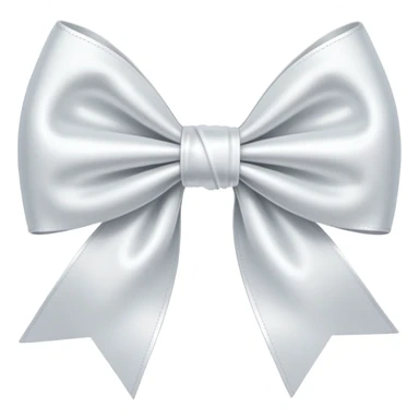 white bows sticker