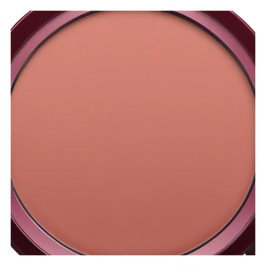 burgundy blush in makeup powder compact sticker