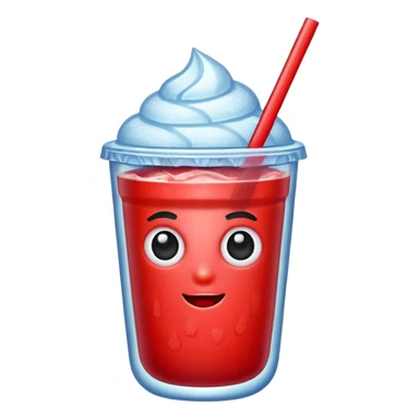 Red slushie sticker
