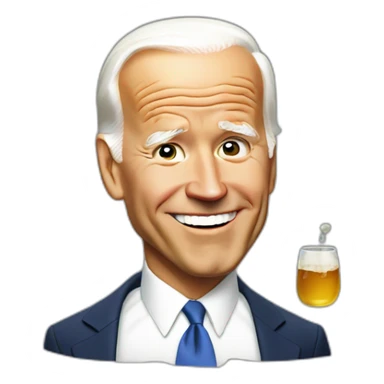 drunk joe biden sticker