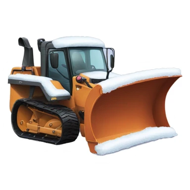 cartoon snow plow sticker