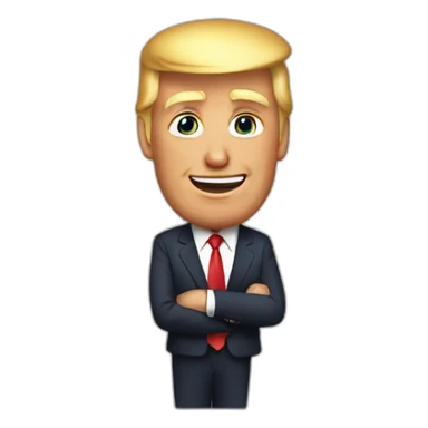 Funny trump sticker