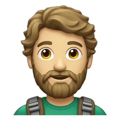 hiker-with-beard sticker