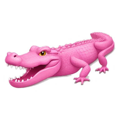 Take the current crocodile 🐊 and just make it light pink sticker