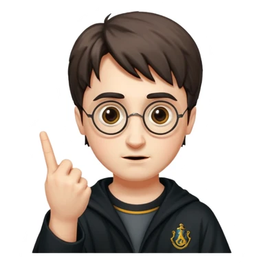 Harry potter eliyle nah çeksin sticker