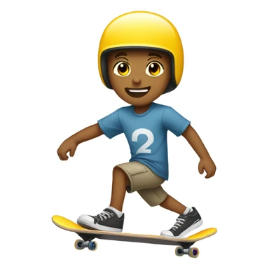 Skateboarding white boy sticker