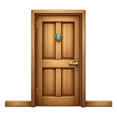 Opening door sticker