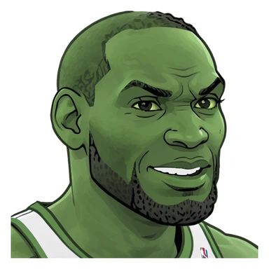 A LeBron  sticker